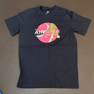 Nike Black Tee with Neon Pink & Lime Air Graphic